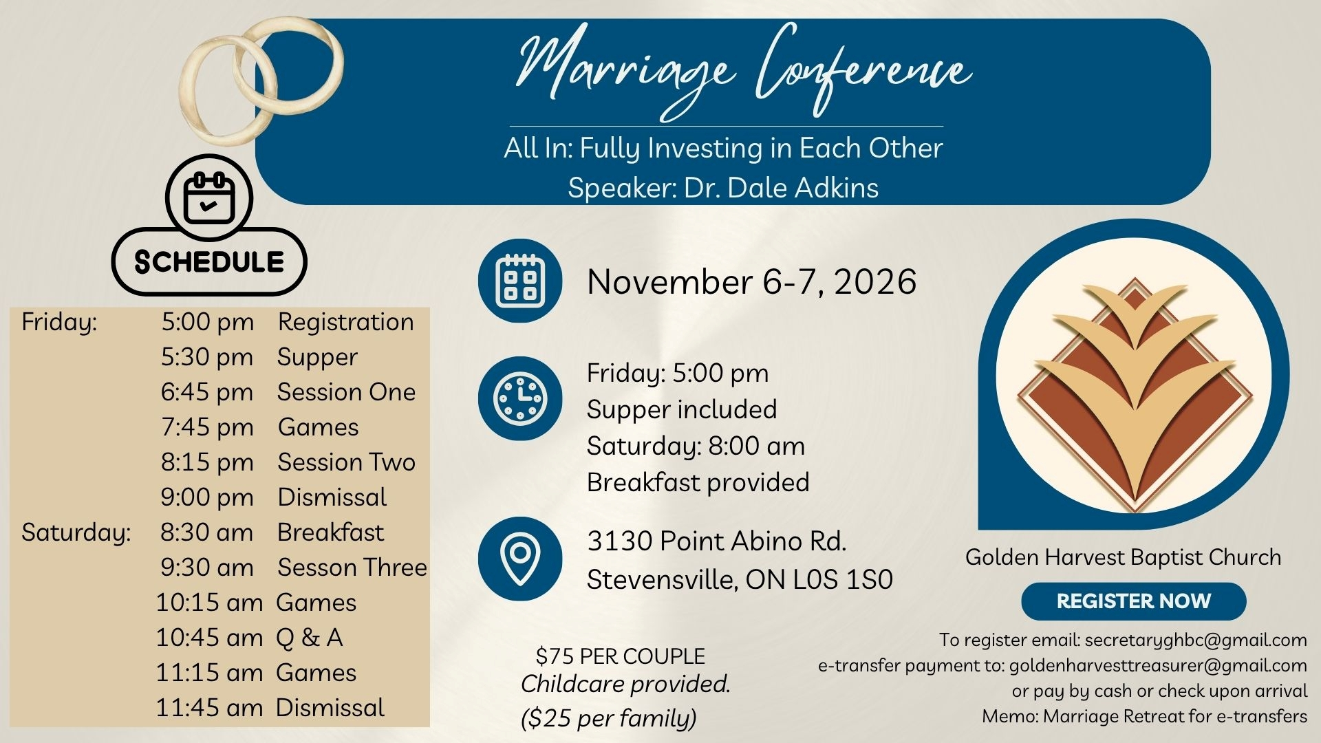 Marriage Conference